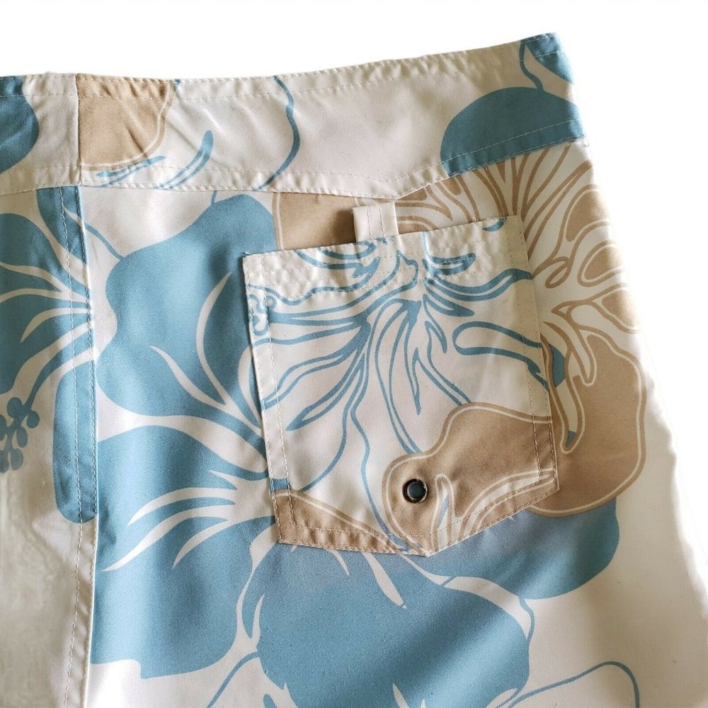Vintage Favant Board Shorts Swim Surf Floral 7/M - Picture 5 of 6